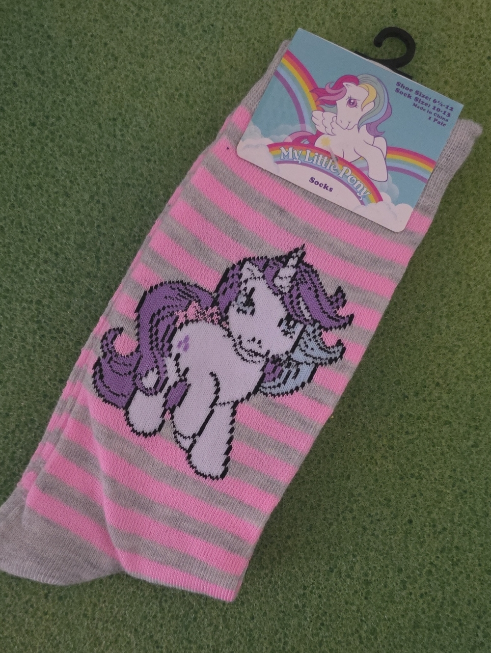My Little Pony Striped Crew Socks